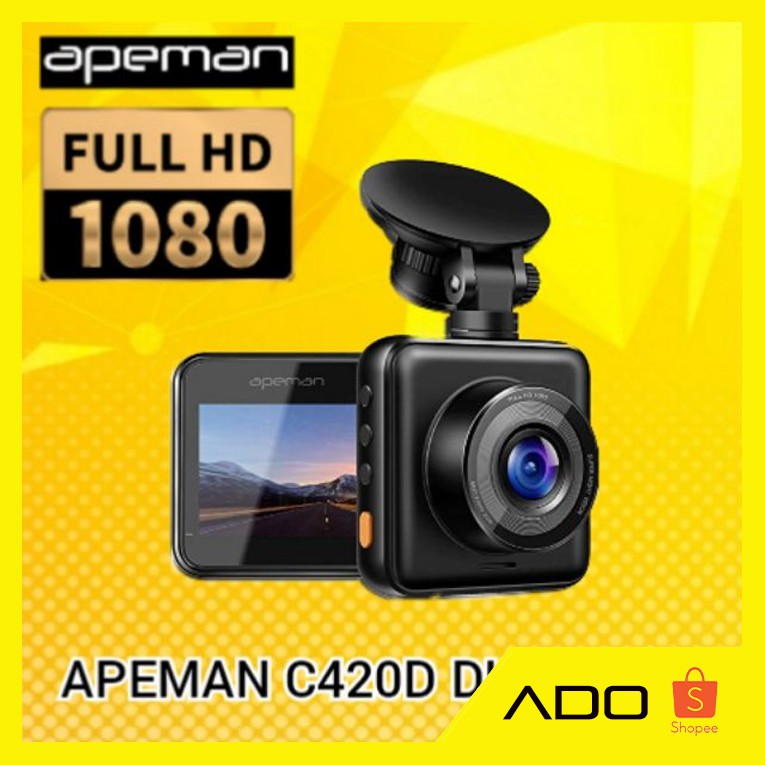 APEMAN C420D Dual Dash Cam for Cars Front and Rear with Night Vision