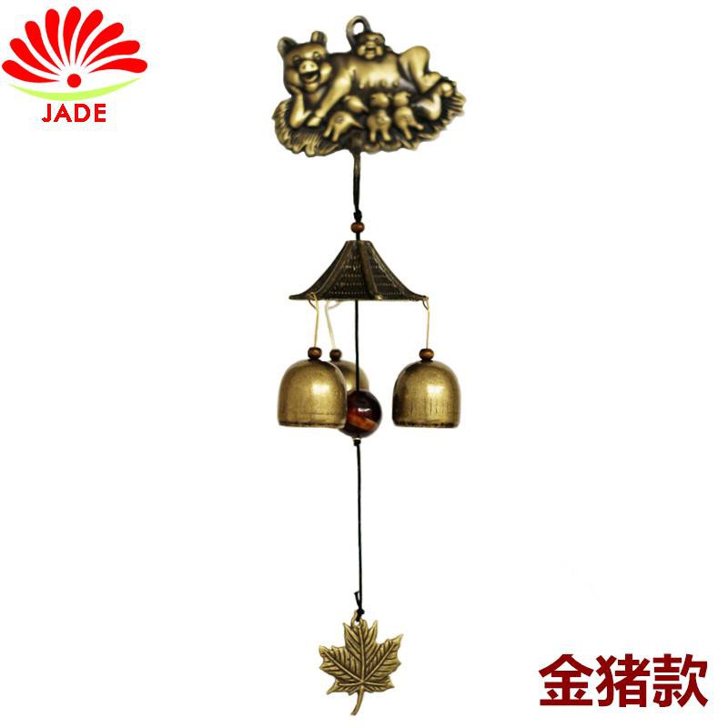 2019 Jin Pig Nafu Copper Wind Bell Door Hanging Bells Shop