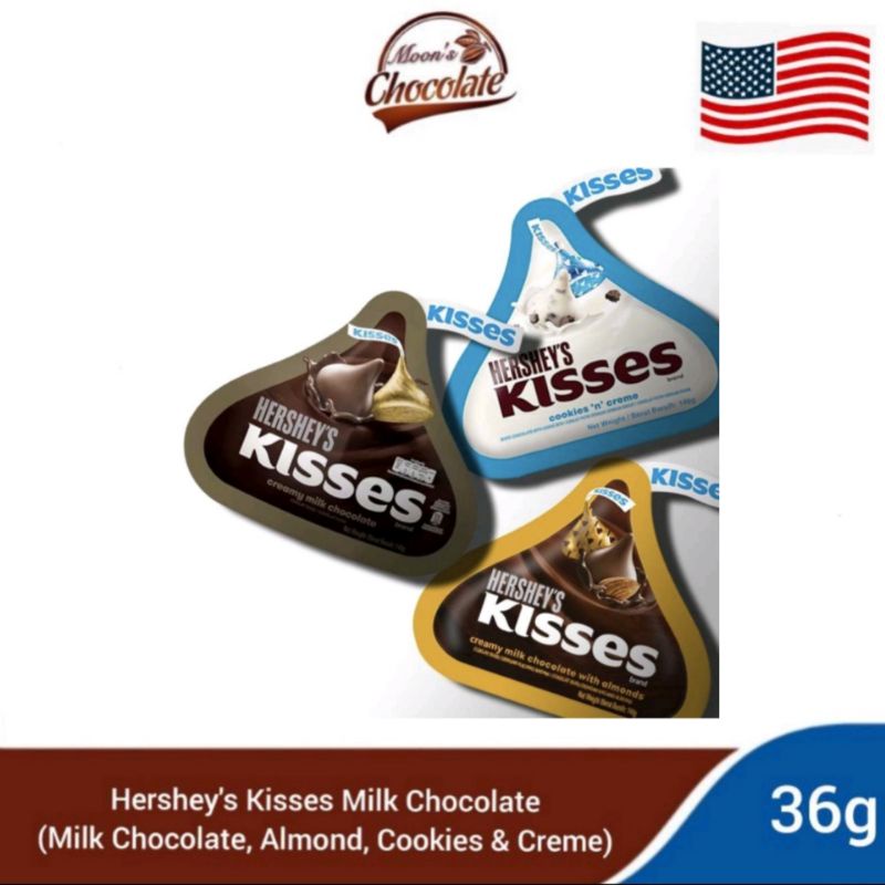 Hershey's Kisses Chocolate 36g (8's) | Shopee Malaysia