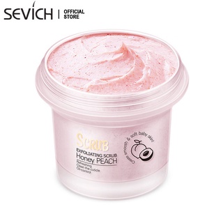Image of SEVICH Peach Scrub Gentle Moisturizing Exfoliating Cleansing Pore Body Lotion 100g