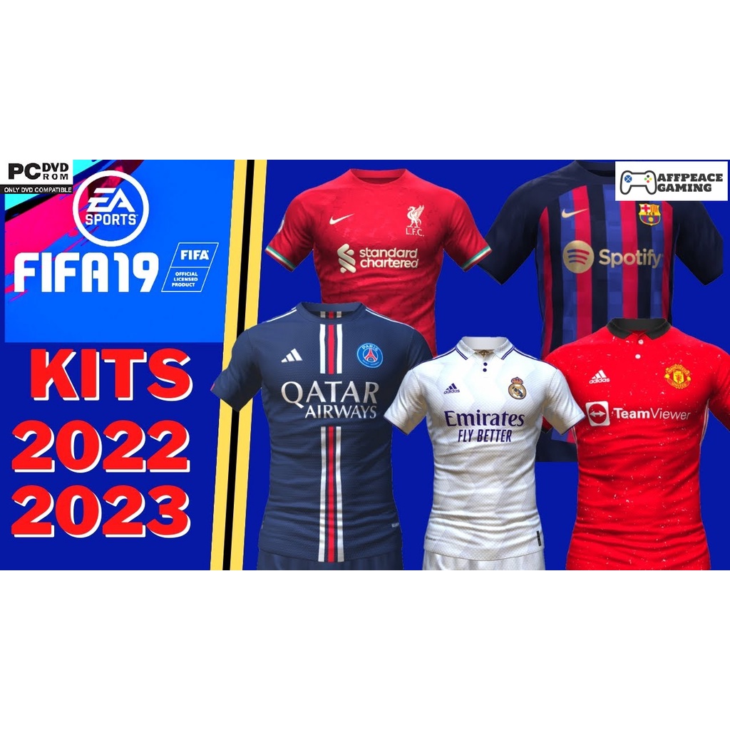 (PC GAME) FIFA 19 + UPDATE NEW SEASON PATCH KIT,FACEPACK 2023 DVD