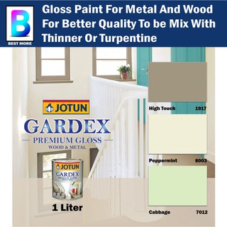Peppermint 8003 1l Jotun Hi Gloss Wood And Metal Paint Exterior And Interior Gardex High Gloss Paint Shopee Malaysia