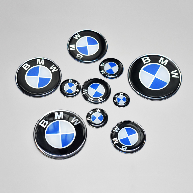 *READY STOCK* 1Pair For BMW 3D Logo Sticker Original Cutting Resin Epoxy