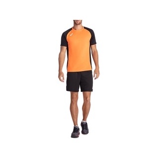 Asics Court Ss T-Shirt Unisex Other Indoor Sport Top (Orange)
