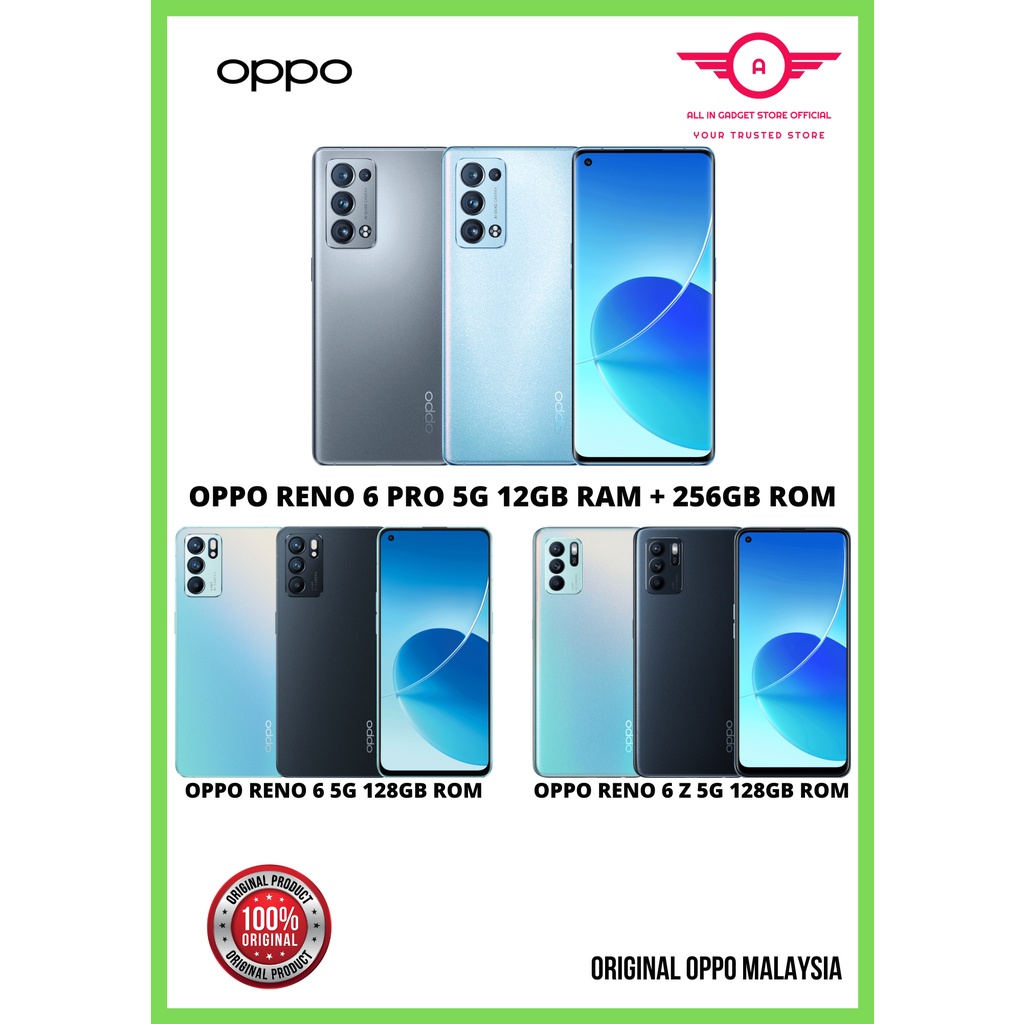 OPPO Reno6 Series 5G Smartphone Picture Life Together | Shopee Malaysia