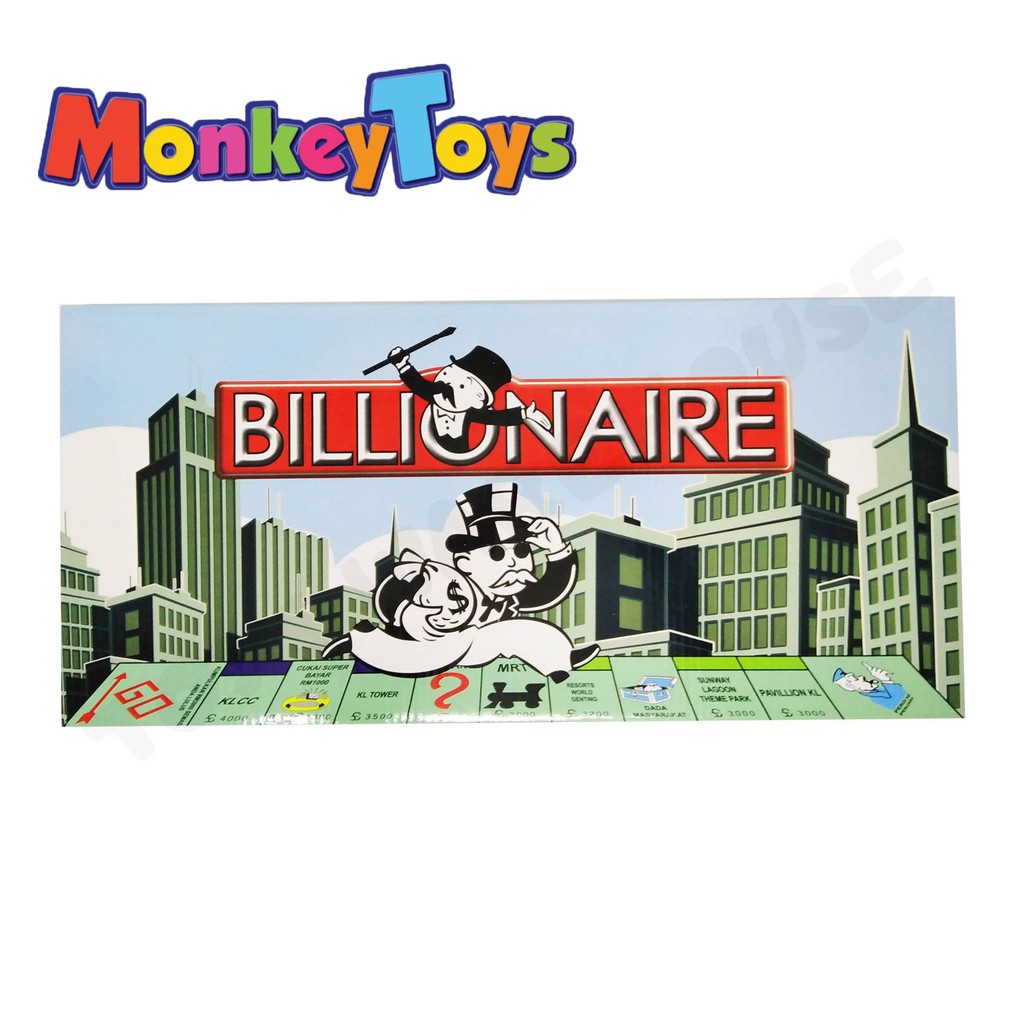 Billionaire Board Game Family Game Shopee Malaysia