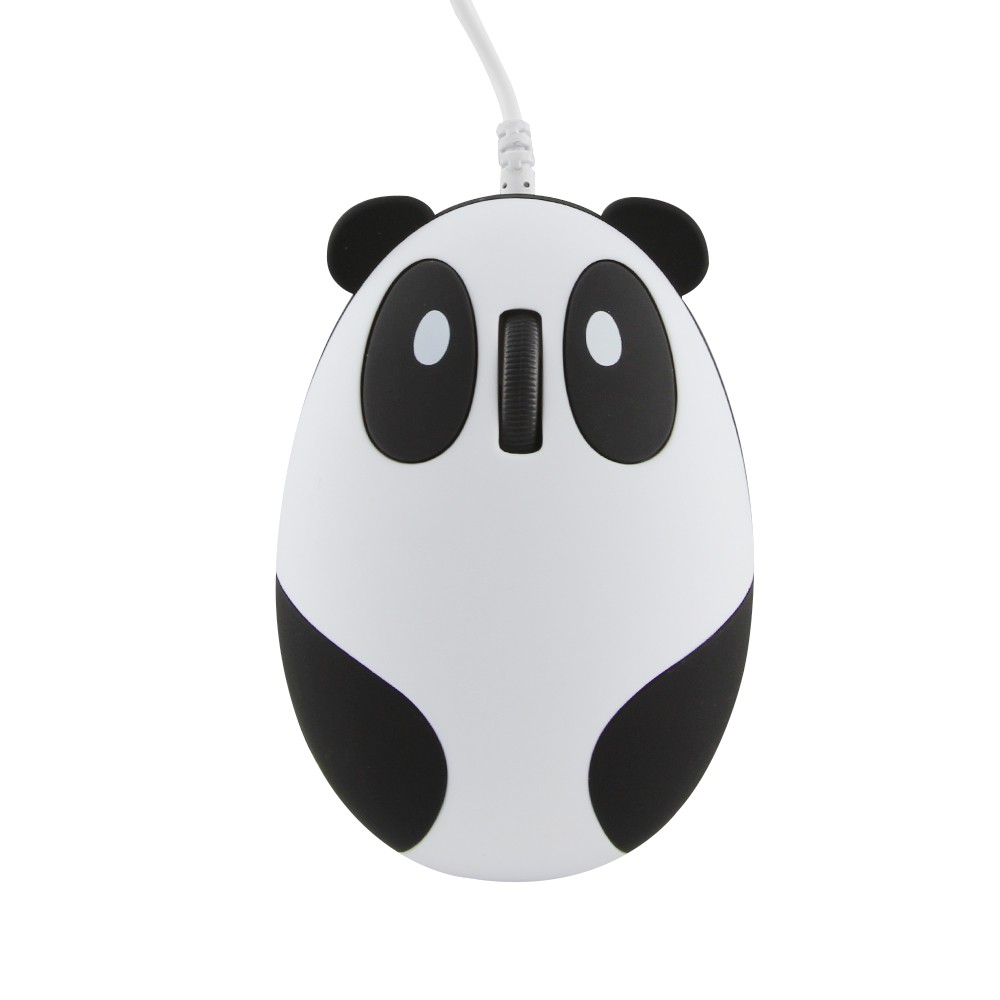 Computer Optical Mouse Wired Cute Cartoon Panda 1600 DPI Mause USB Cable 3D Gaming  Mice For Kids | Shopee Malaysia
