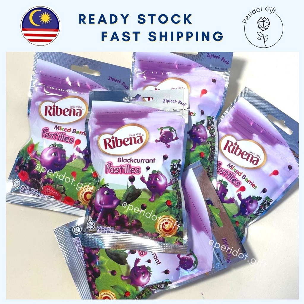 Ribena Pastilles 40g - Blackcurrant / Mixed Berries - Candy HALAL ...