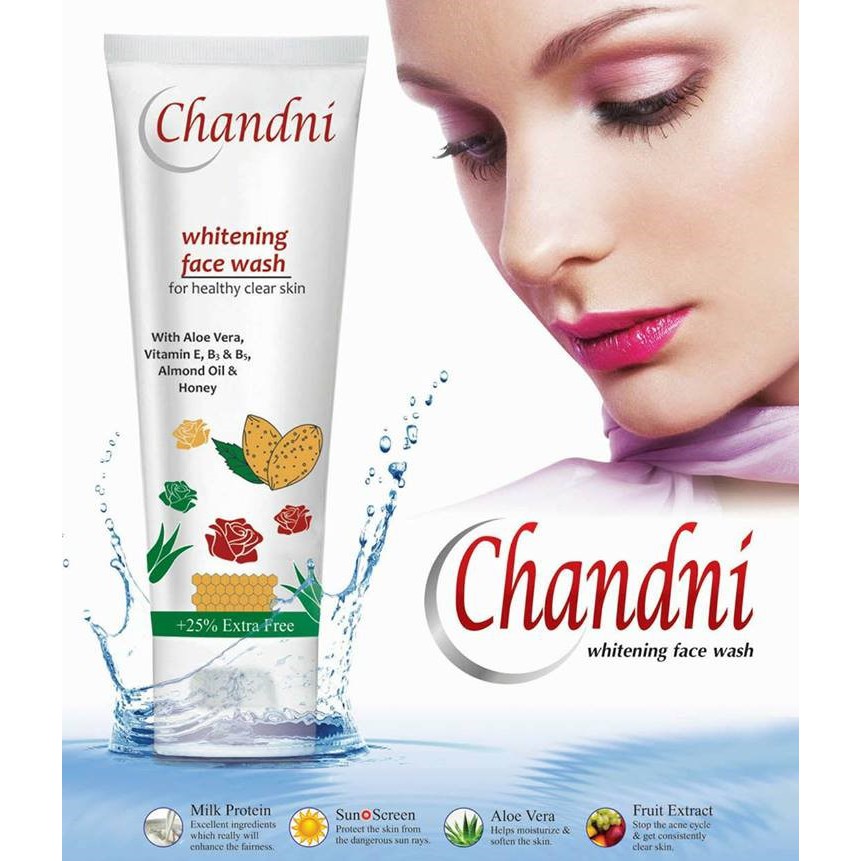 chandni whitening face wash
