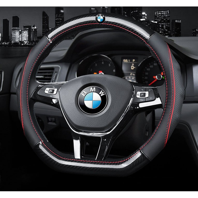 BMW car steering wheel cover leather for F10 F20 F30 F06 F25 M5 F34 M6