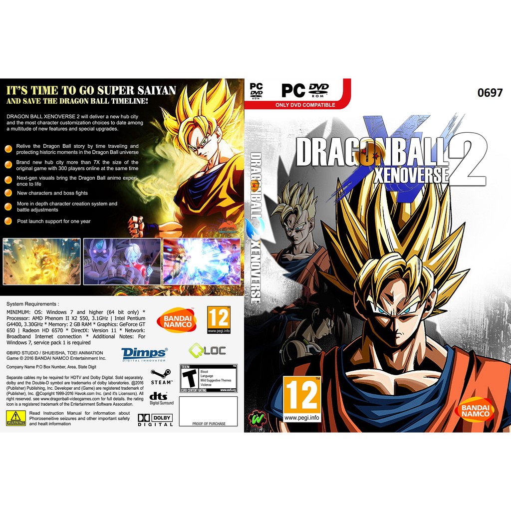 Pc Dragon Ball Xenoverse 2 Legendary Pack 1 Added Shopee Malaysia