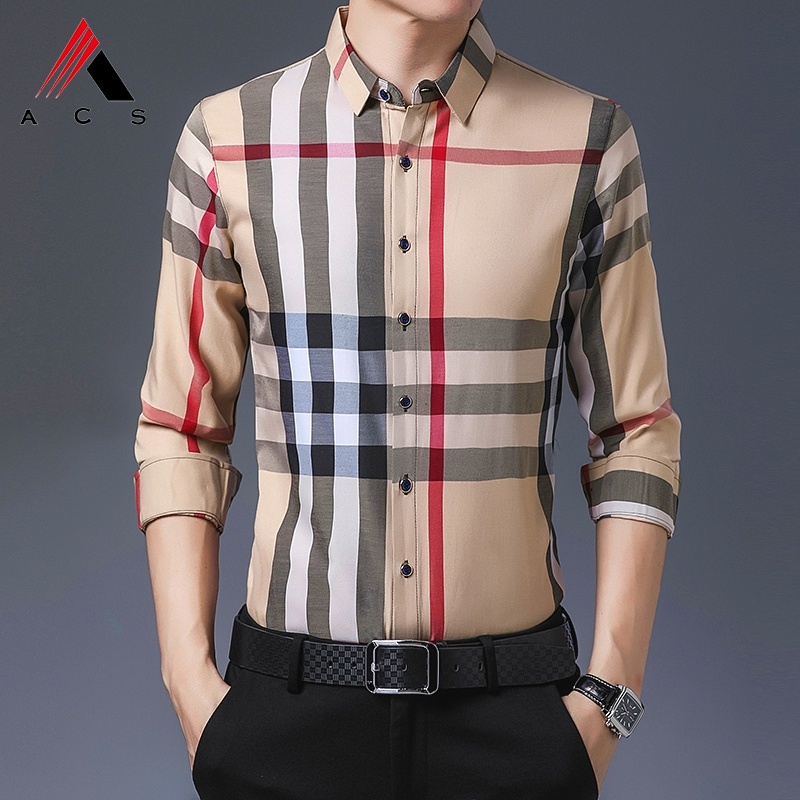 3 Color 】 Men's Casual Business Long Sleeve Shirt Baju Kemeja Korean Formal  Office Shirts Men Tshirt T Shirt | Shopee Malaysia