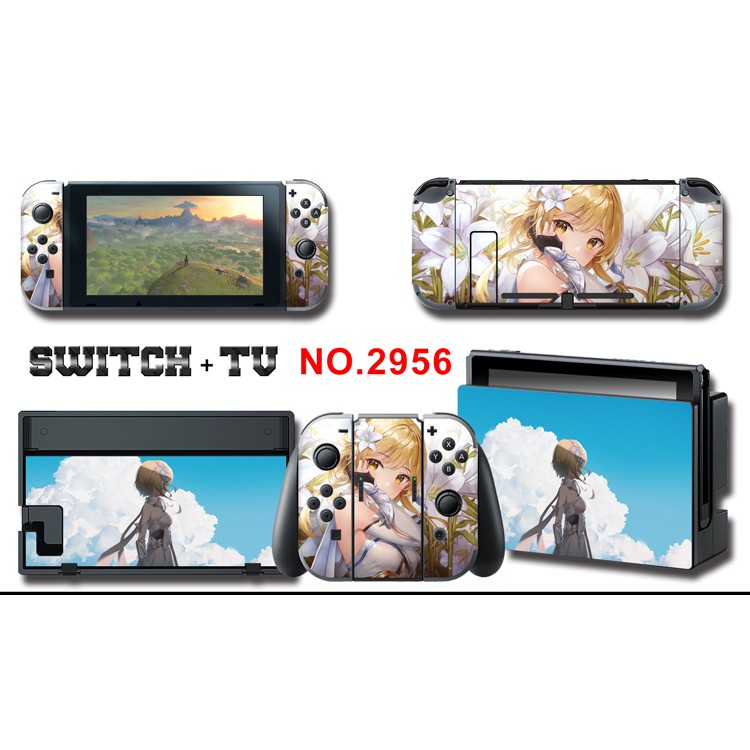 Genshin Impact Nintendo Switch Lite Sticker Anime Shopee Malaysia