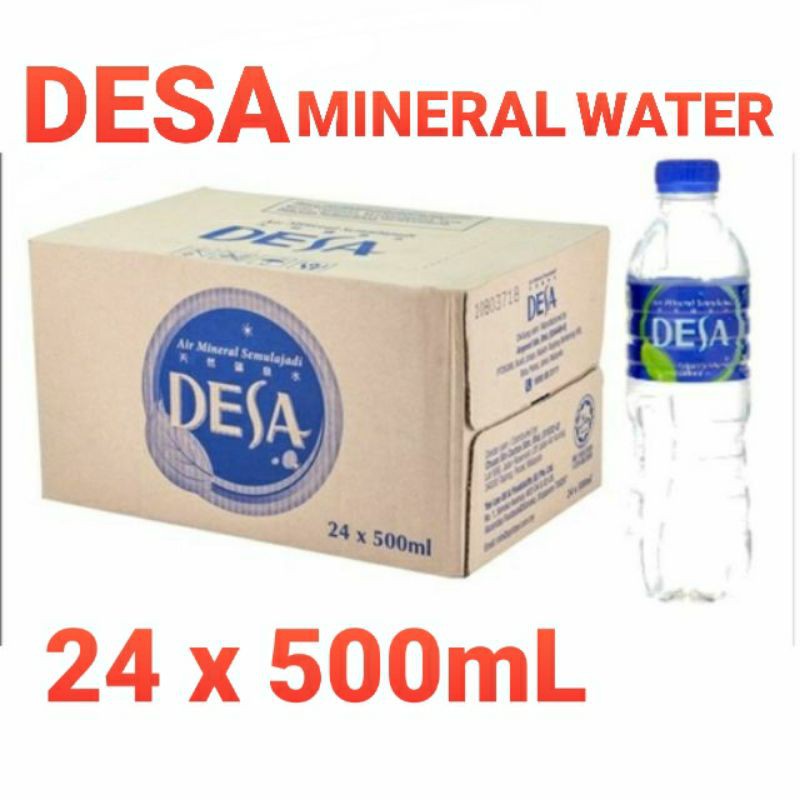 Desa Mineral Water 500ml X 24 Shopee Malaysia