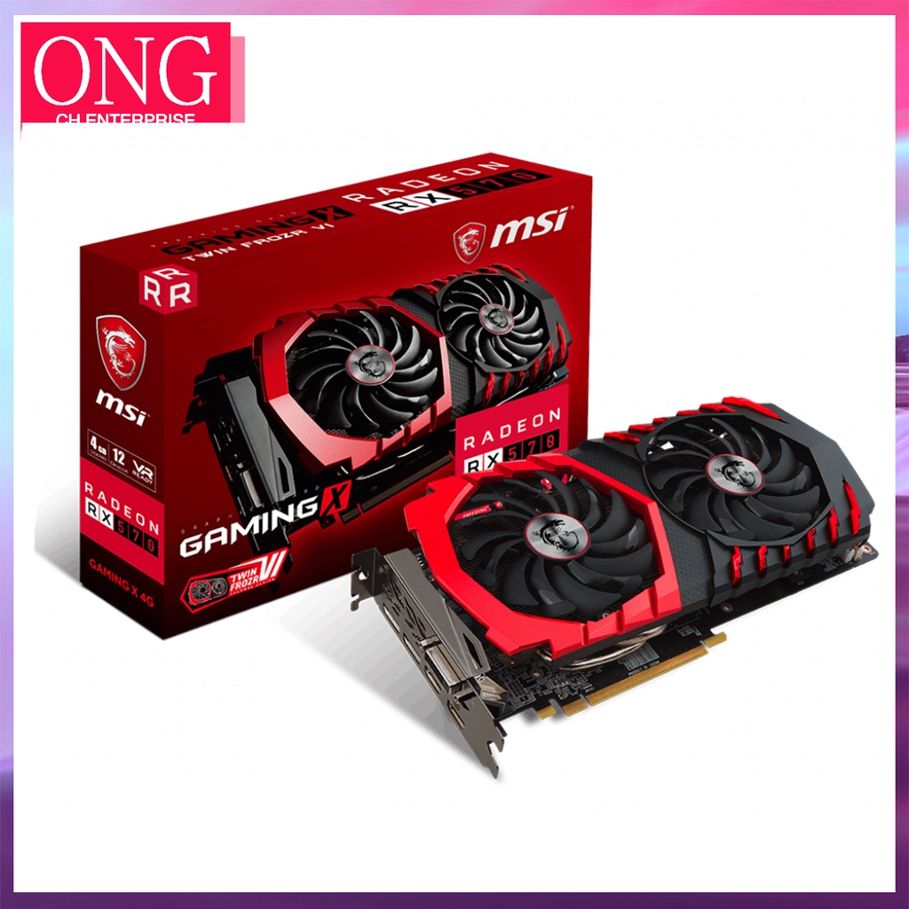 USED ASUS/ RX570 4GB GDDR5 AMD / RX570 4GB MSI with original box RX580 ...