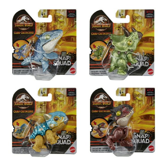 jurassic world camp cretaceous toys snap squad