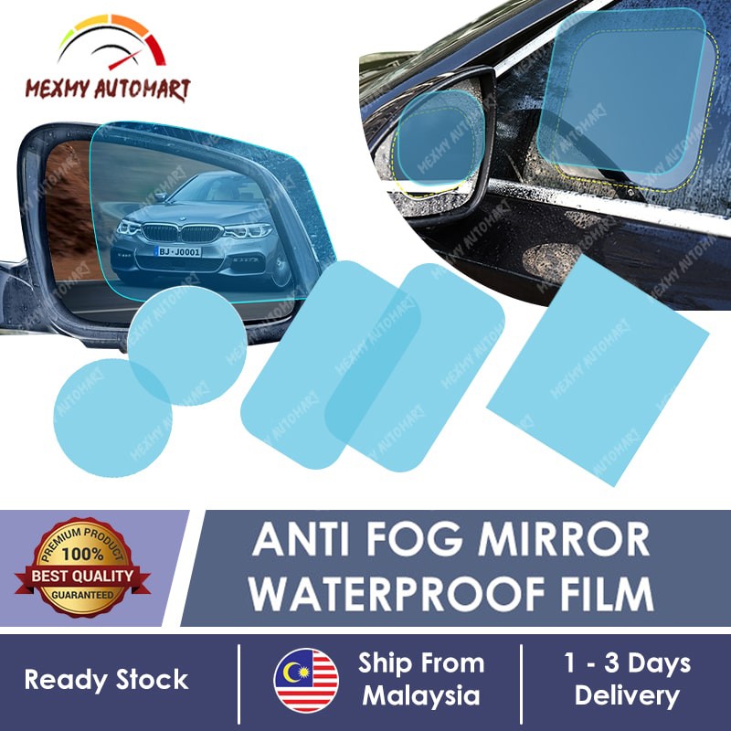 [NEW] 2 pcs Anti Fog Rainproof Rearview Mirror Waterproof Film Car Van Truck Accessories anti-Rain Anti-glare Wateproof