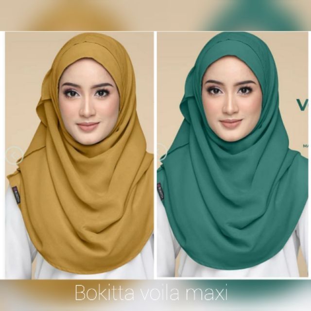 tudung bokitta voila maxi