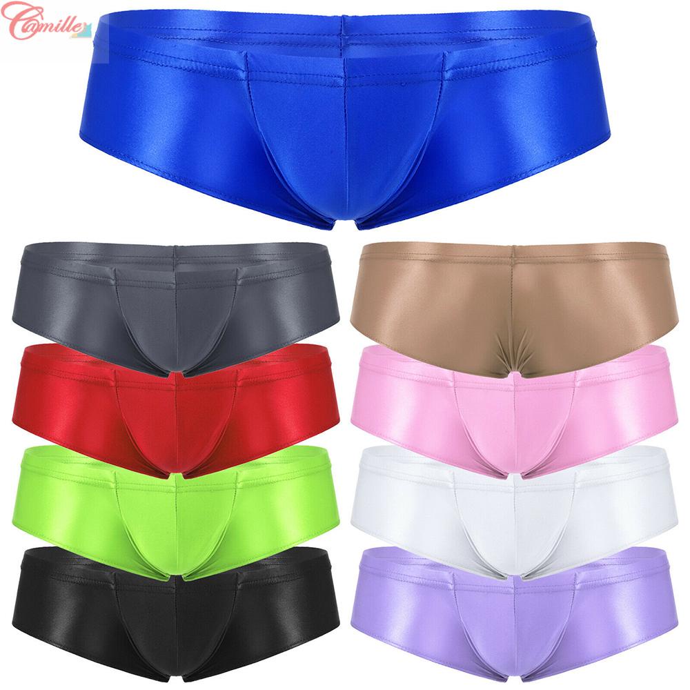 Mens Shiny Jockstrap Seamless Swim Thongs Boxer | Shopee Malaysia