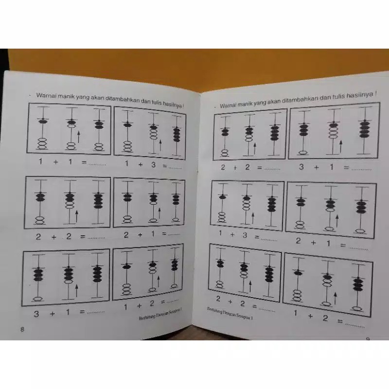Package Contents 2 Counting Counting Books With Abacus 1 2 For Kindergarten Elementary School Multipurpose Jaya Shopee Malaysia