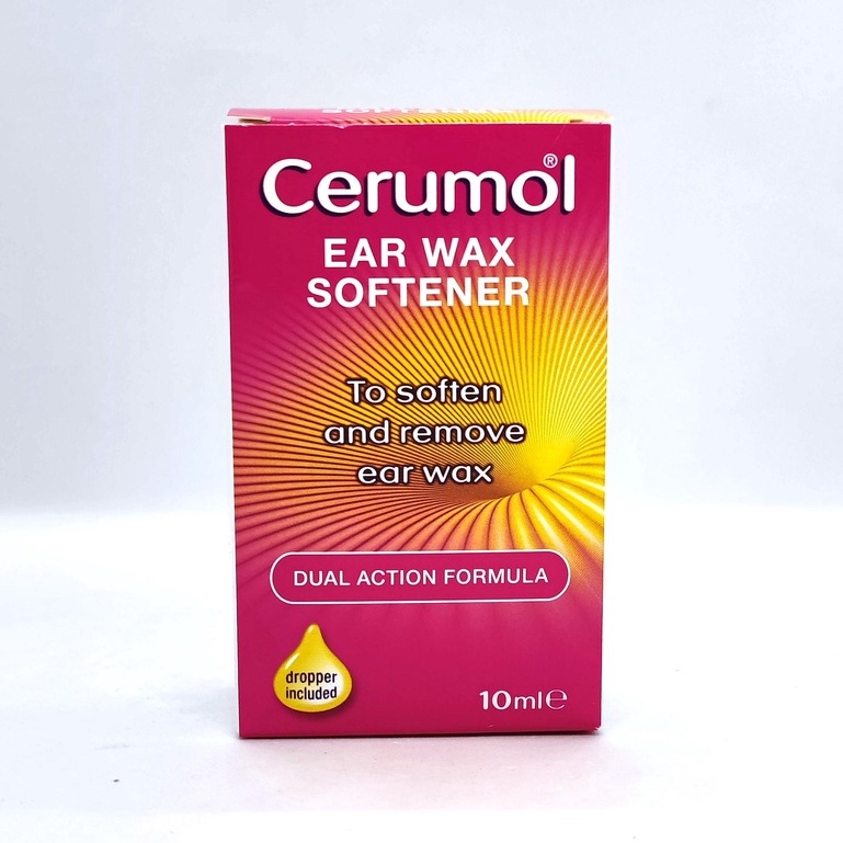 Cerumol Ear Wax Softener Soluwax Ear Drops 10ml Together With Dropper