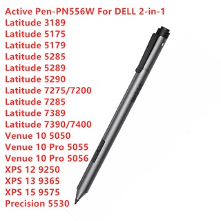 Active Stylus Pen PN556W For Dell Latitude 3189 5175 5179 5285 5289 5290 7275 7200 7285 7389 7390 7400 2-in-1 Tablet