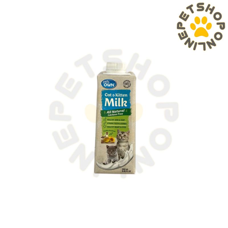 Pets Own Milk 250ml (02/23) Lactose Free Pet Milk for Cat & Kitten (1ctn=18units) Shopee Malaysia