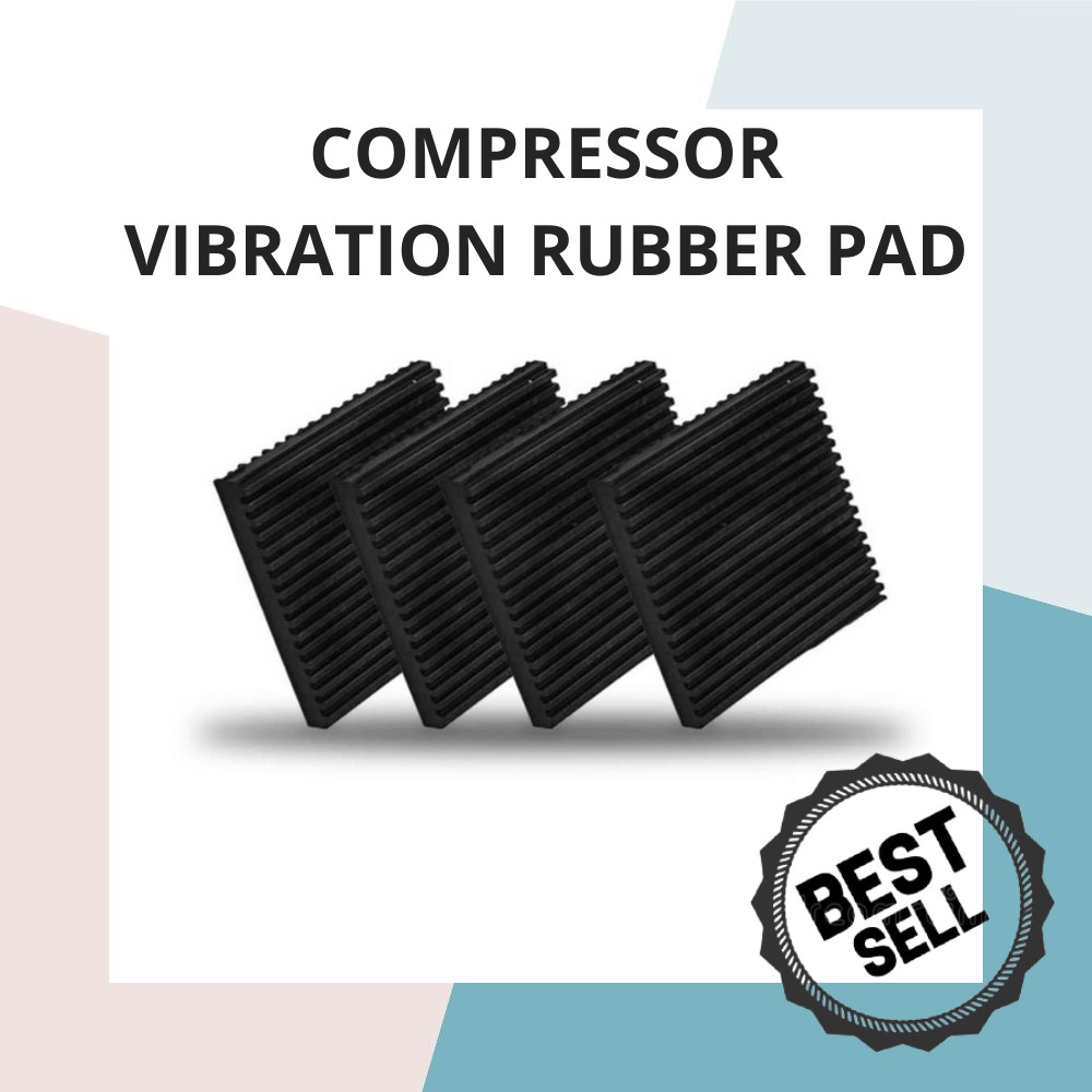 AIR CONDITIONER COMPRESSOR VIBRATION RUBBER PAD (1SET = 4PCS) Shopee