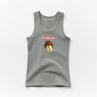 Kids Boys Roblox Tank Tops Summer Sleveless T-shirt Cotton Clothes ...