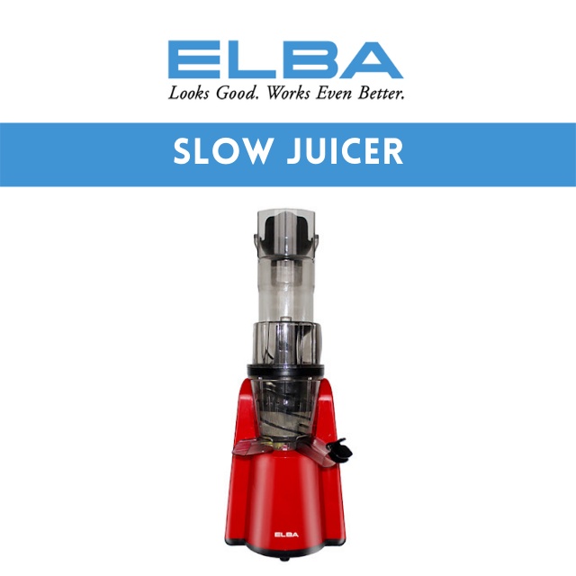 ELBA 150W SLOW JUICER [ESJ-K6015(RD)]