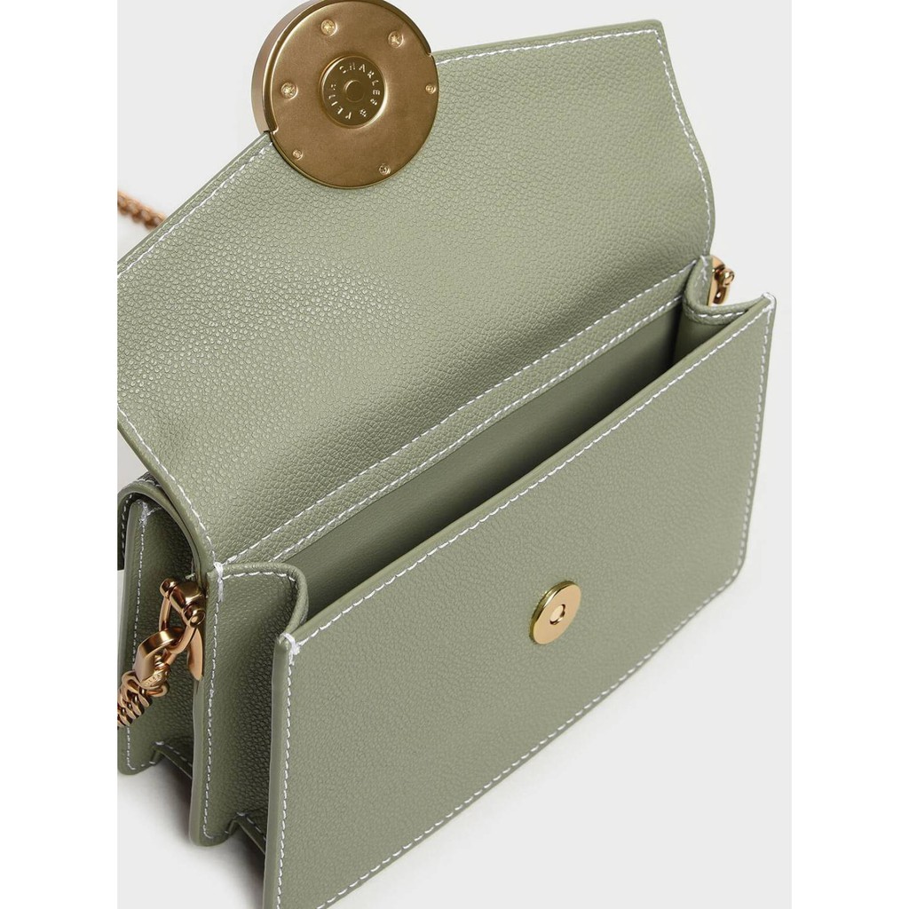 charles and keith bag green