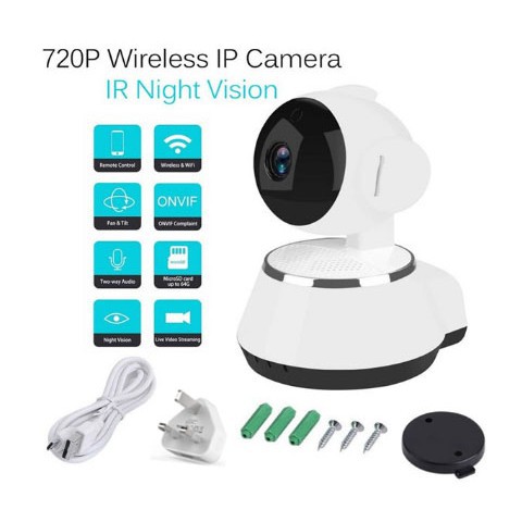 CCTV HD 720P Wireless network IP camera night vision V380 Wireless ...