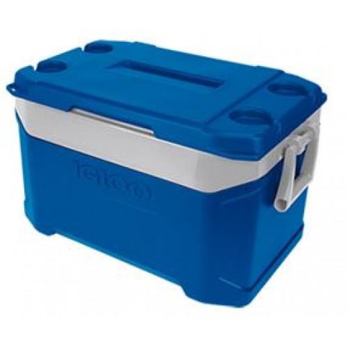 Igloo 50 QT Latitude Cooler Box Blue/Gray 4 Cup Holders Cool Riser Tech Shopee Malaysia