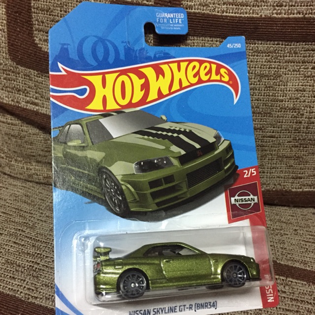 hotwheels nissan gtr r34