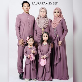  Baju  Raya 2021 Sedondon Family Baju  Melayu  Jubah Set 
