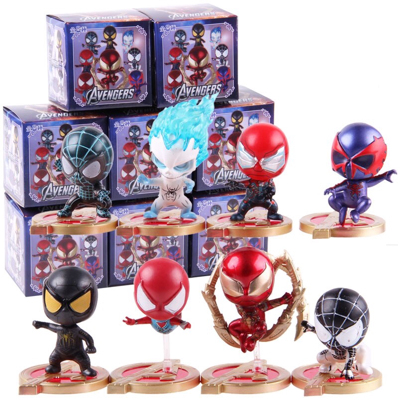 spiderman figure set