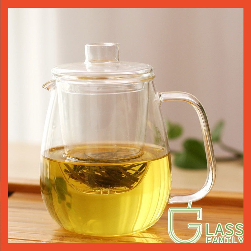 GF 450ml/600ml Glass Kettle Clear Glass Kettle Borosilicate Glass