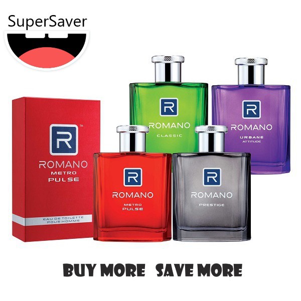 Superdeal Here Romano Edp Perfume 100ml Sedap Menawan Shopee Malaysia