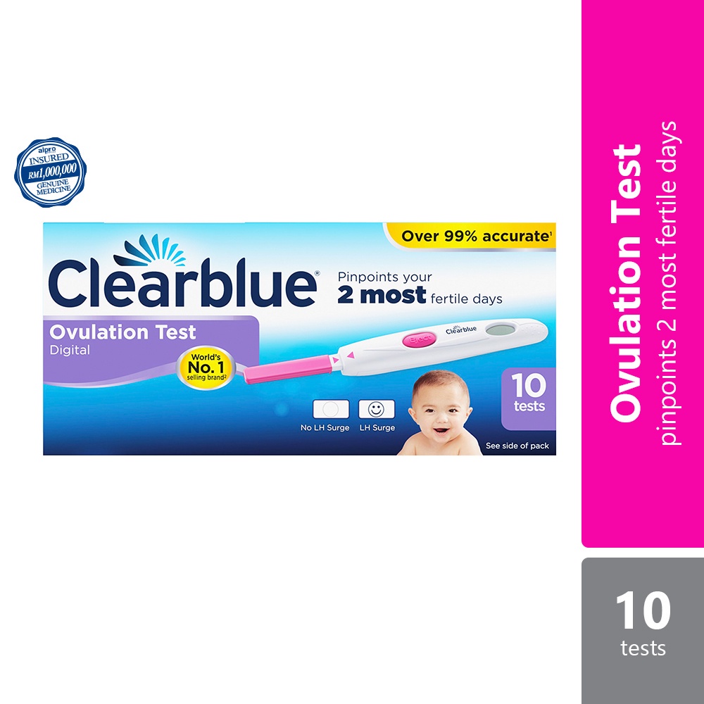 Clearblue Digital Ovulation Test (10 test) Shopee Malaysia