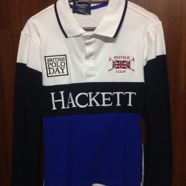 hackett long sleeve polo shirt