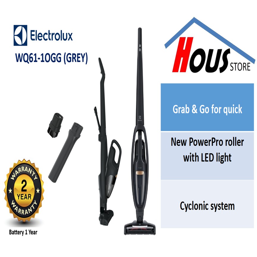 ELECTROLUX WQ611EDBF/WQ611OGG Bagless Handstick Vacuum Shopee Malaysia