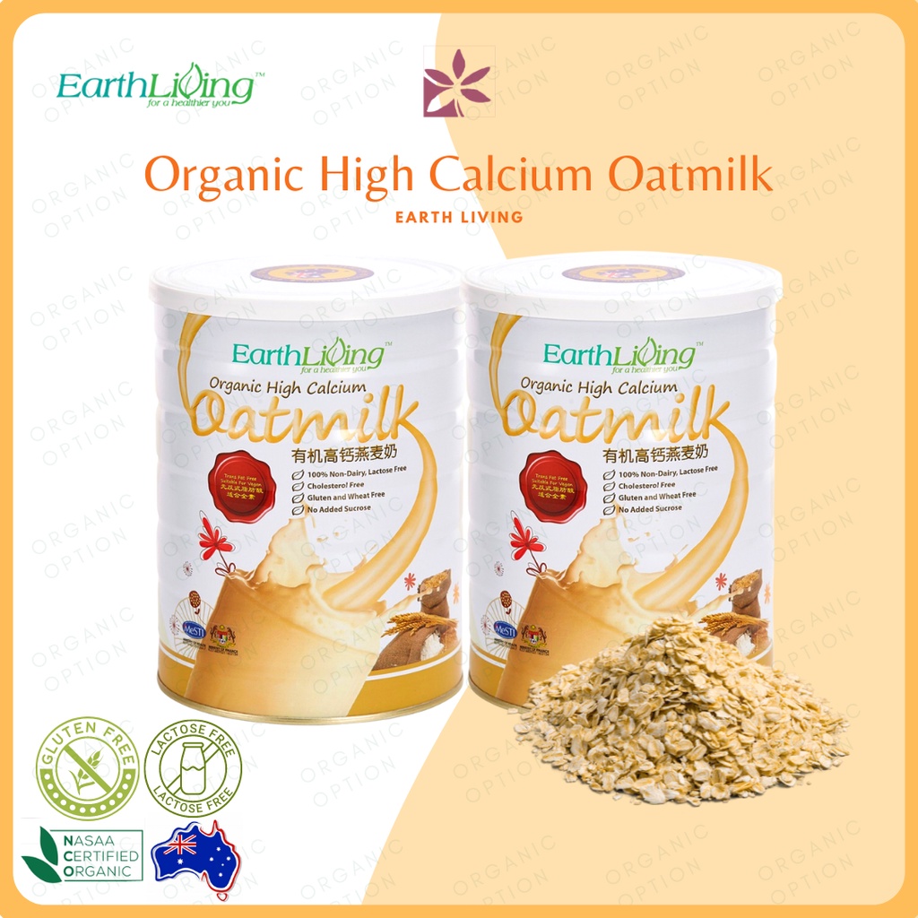 Earth Organic High Calcium Oat Milk 850g Australia 2TIN Shopee Malaysia