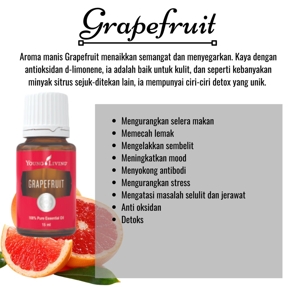 Young Living Essential Oil Grapefruit Shopee Malaysia