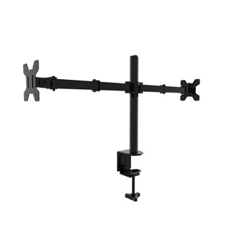 14-27” inches Double Arm Desk Table Computer Dual Monitor LCD TV Clamp Bracket Mount (CLAMP TYPE)