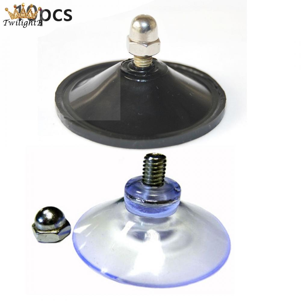 10X M6 Thumb Screw Suction Cups With Nut Pads Suckers Rubber/Plastic