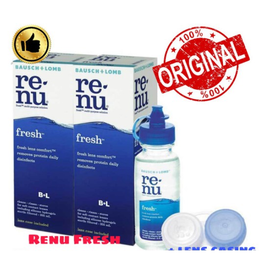 (Ready Stock) Bausch & Lomb Renu Fresh MultiPurpose Contact Lenses