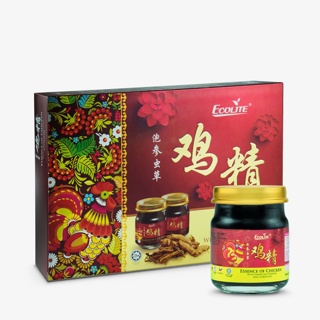 Buy Ecolite Essence Of Chicken With American Ginseng Cordyceps 益康泡参虫草鸡精70mlx6 Seetracker Malaysia
