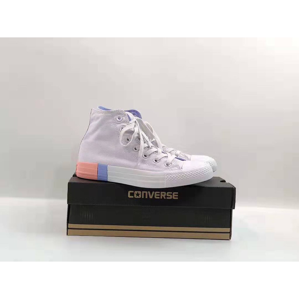 converse lavender high tops