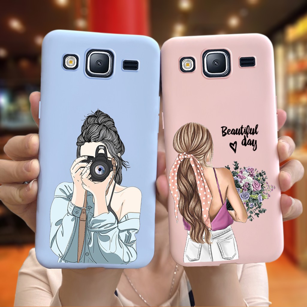 Samsung Galaxy J2 Prime J2 J2 Pro 8 J2 Core Beautiful Girl Pattern Case Sm G532f Sm0 J250f Sm J260f Candy Soft Cover Shopee Malaysia