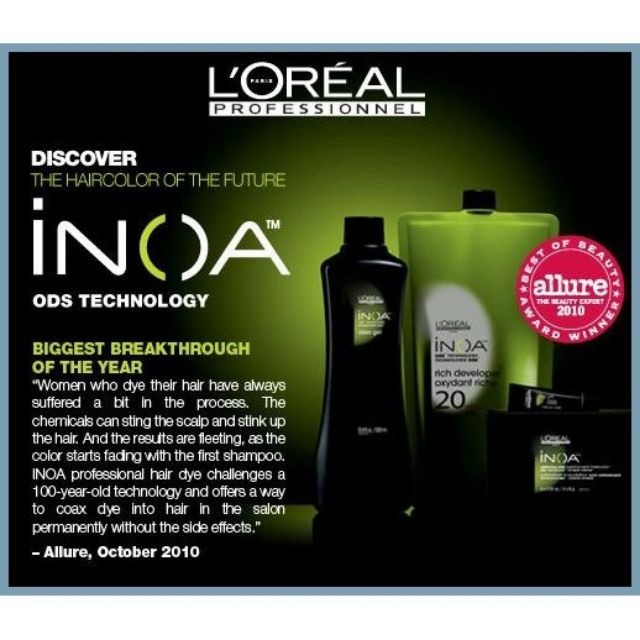 Loreal Inoa Ammonia Free Permanent Hair dye Color /Inoa Developer peroxide  | Shopee Malaysia